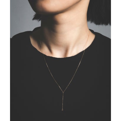 ルボンボン les bon bon 【les bon bon / ルボンボン】diamond Y necklace ダイヤモンドYネックレス 日本製 10金 10K ゴールド （ゴールド）