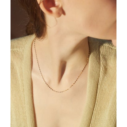 ルボンボン les bon bon 【les bon bon / ルボンボン】victoria double necklace / ネックレス 10金 10K イエローゴールド×ホワイトゴールド （ゴールド）