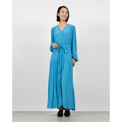 フェイズ エイト Phase Eight Tori Maxi Dress (Blue)|LOCOMALL(ロコンド公式ストア)