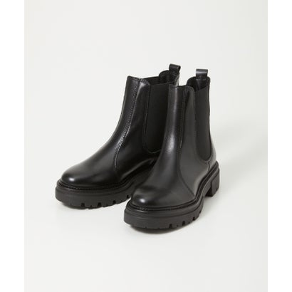 エネス ENESS ST-7927 (1) ブーツ レディース シューズ 傍えゴア チェルシーブーツ Nappa Suede Chelsea Boots （黒いこと）