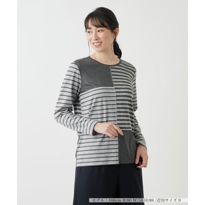 レリアン Leilian カットソー （グレー系）