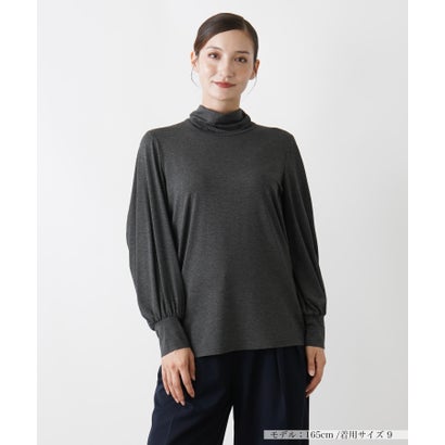 レリアン Leilian カットソー （チャコールグレー）