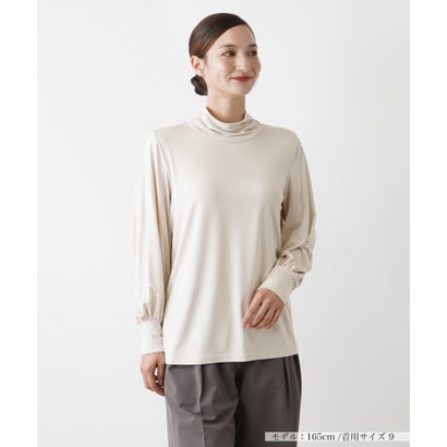 レリアン Leilian カットソー （ベージュ）