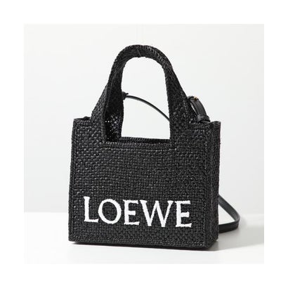 ロエベ LOEWE LOEWE かご御徒面子 FONT TOTE MINI ALF1V46X01 （1100/NEGRO/黒いこと）