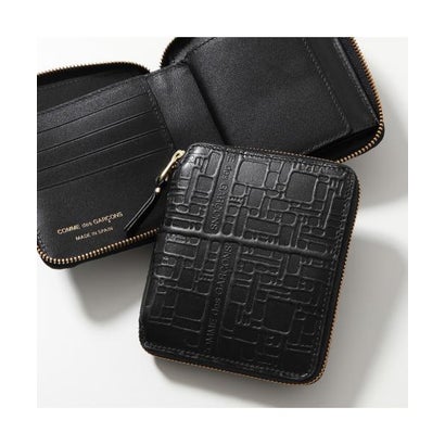 コムデギャルソン COMME des GARCONS COMME des GARCONS 二つ折り財布 SA2100EL EMBOSSED (BLACK/ブラック)|LOCOMALL(ロコンド公式ストア)