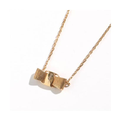 サルバトーレフェラガモ Salvatore Ferragamo SALVATORE FERRAGAMO ネックレス 76 0547 ヴィラリボン (001/ORO-ゴールド)|LOCOMALL(ロコンド公式ストア)