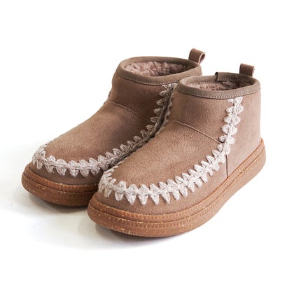ミネトンカ MINNETONKA ニットステッチボアブーツ 24m07-gg （GREGE）