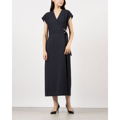 フェイズ エイト Phase Eight Liv Wrap Dress (Navy)|LOCOMALL(ロコンド公式ストア)