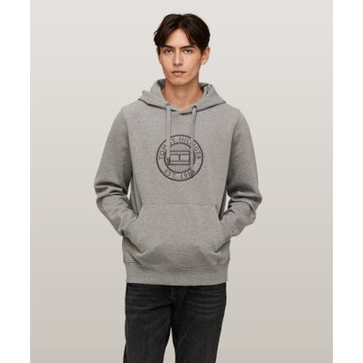 トミー ヒルフィガー TOMMY HILFIGER フラッグラウンデルエンブロイドパーカー （グレー）｜LOCOMALL（ロコンド公式ストア）