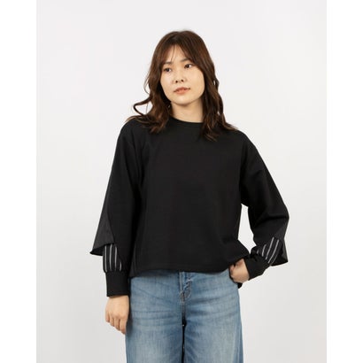 エグランティーヌ EGLANTINE 異原料品縛ティーシャツ （黒いこと） トップス-レディースファッション