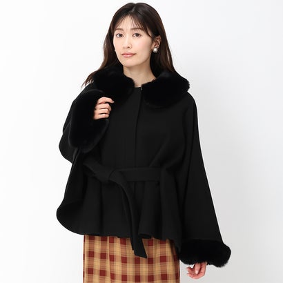 ミッシュマッシュ MISCH MASCH ■2024秋冬新作■ポンチョコート/MM448601 (BLACK)|LOCOMALL(ロコンド公式ストア)