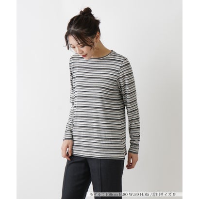 レリアン Leilian カットソー （グレー ）