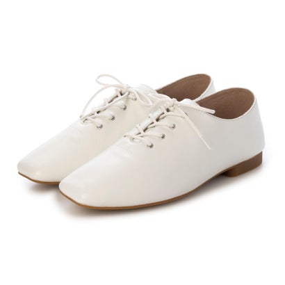 FIORINO フィオリノ LUND  野羊革 奥ゆかしい レースアップシューズ （White）