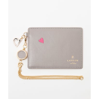 ランバン オン ブルー LANVIN en Bleu カルラ リール付きパスケース （グレー）
