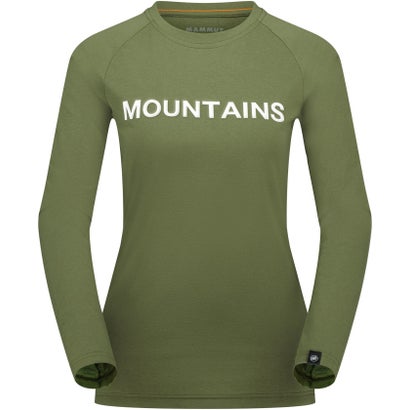 マムート MAMMUT MAMMUT マムート アウトドア QDロゴプリントロングスリーブTシャツ QD Logo Print Lon （MARSH PRT4）