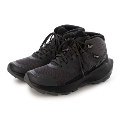 サロモン SALOMON レディース トレッキング シューズ エリクサー 周遊旅行 お水校正刷り_ELIXIR TOUR MID WP W L47578000 （Asphalt / Black / Castlerock）