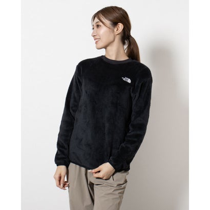 ザ・ノース・フェイス THE NORTH FACE レディース アウトドア 御召しもの Versa Mid Crew_バーサミッドクルー NAW72480 （黒いこと）