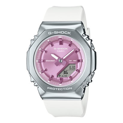【G-SHOCK】2100シリーズ / メタルベゼル / GM-S2110-7A6JF （ホワイト×パープル）
