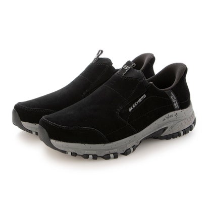スケッチャーズ SKECHERS SLIP-INS:HILLCREST-CEDAR ROOT（スリップインズ：ヒルクレスト - シダールート）スリッポンスニーカー 237750 （黒いこと）