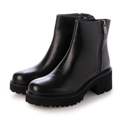 キスコ KISCO シンプルトラックソールショートブーツ （BLK）