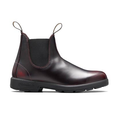 Blundstone ブランド名石ころ ORIGINALS BS2412772 サイドゴアブーツ 本革 ブラッシュドレザー ボルドーワイン毛はらい その他-ブーツ-靴