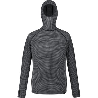 ミレー MILLET MILLET ミレー アウトドア ホールガーメントワッフル 毛糸 フーディー WHOLE GMT WAFFLE WOOL 固定ディスク メンズ ボンネット付き添い人 通気性 軽 （BLACK - NOIR）