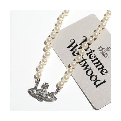 ヴィヴィアン ウエストウッド Vivienne Westwood Vivienne Westwood ネックレス MINI BAS RELIEF PEARL 63010100 （02P104/PLATINUM/CREAMPEARL）｜LOCOMALL（ロコンド公式ストア）