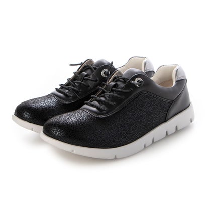 フィットジョイ FITJOY 5 eyelet 軽さ直線コーススニーカー （BLK） レディース靴-スニーカー-靴