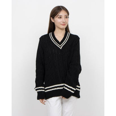 ジェームスシャルロット James Charlotte Vネックニット （Black） 17,908円