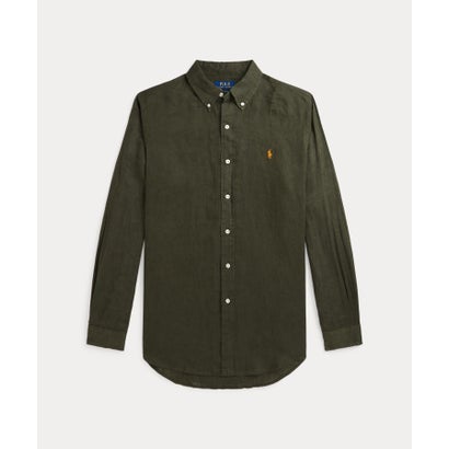 ポロ ラルフ ローレン POLO RALPH LAUREN クラシック フィット リネン シャツ （301グリーン）｜LOCOMALL（ロコンド公式ストア）