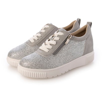 パータム リュクス PARTAM LUXE キラキラレースアップシューズ （LGY）