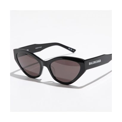 バレンシアガ BALENCIAGA BALENCIAGA サングラス BB0306S キャットアイ型 （001/BLACK-BLACK-GREY）｜LOCOMALL（ロコンド公式ストア）