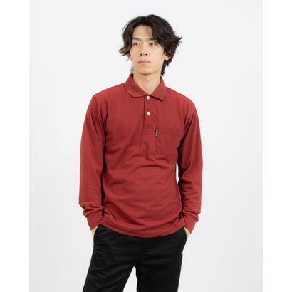モンベル mont-bell ロングスリーブ ポロシャツ Men's （ワインレッド）