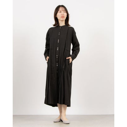 エー・エヌ・エル A.N.L バックタックシャツワンピース （ブラック） 7,178円