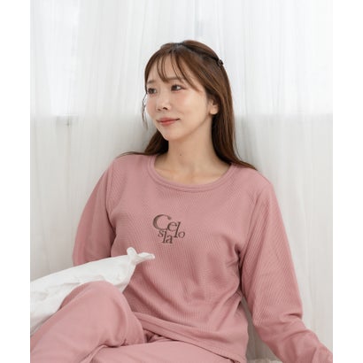 ボンジュールサガン BONJOUR SAGAN 【消臭効果・体温保持】上質快眠ワッフルルームウェアセットアップ （PINK）｜LOCOMALL（ロコンド公式ストア）