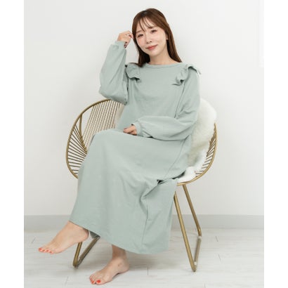 ボンジュールサガン BONJOUR SAGAN 【体温保持・リフレッシュ】極眠スウェットルームウェア （KHAKI-GRAY）｜LOCOMALL（ロコンド公式ストア）