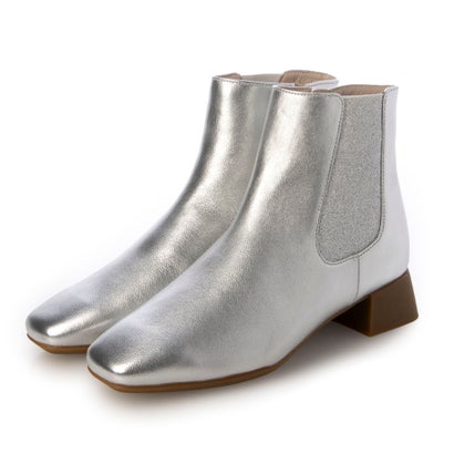 FIORINO フィオリノ HASSELT  野羊革サイドコアブーツ （Silver） その他-靴-レディース靴