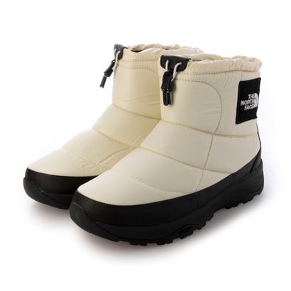ザ・ノース・フェイス THE NORTH FACE ウィンターシューズ Nuptse Bootie WP Logo Short_ヌプシブーティウォータープルーフロゴショート NF52280 （ガーデニアホワイト×TNFブラック） 18,228円