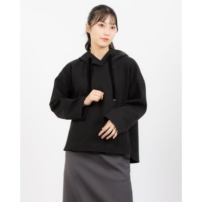 エグランティーヌ EGLANTINE フェイクウールフーディ （黒いこと） その他-レディースファッション