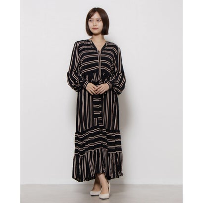 位相角 八つ Phase Eight Petite Laura Midaxi Dress （Black/Multi）