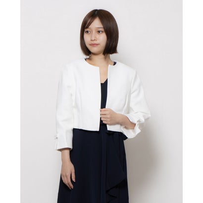 位相角 八つ Phase Eight Zoelle Bow Jacket （Ivory）