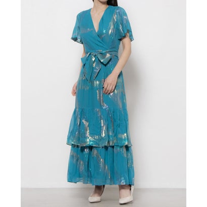 位相角 八つ Phase Eight Petite Charissa Silk Maxi Dress （Blue）