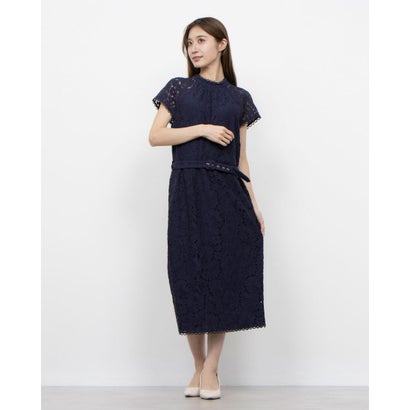 位相角 八つ Phase Eight Aurora Lace Dress （Navy）