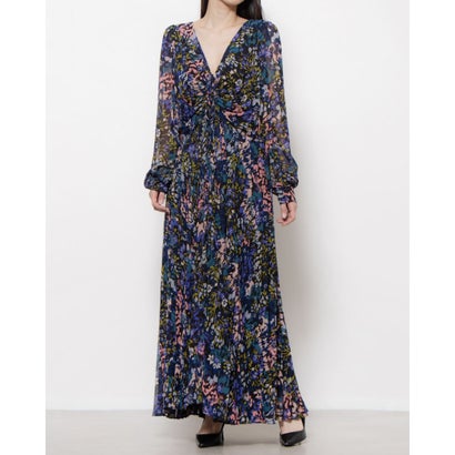 フェイズ エイト Phase Eight Kindra Floral Pleat Midi Dress （Multi）