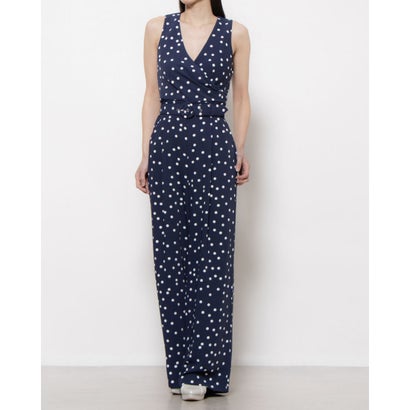 フェイズ エイト Phase Eight Kenzie Spot Jumpsuit （Navy/Ivory）