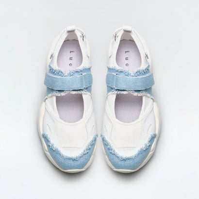 Equuleus/エクレウス(Denim)ベルクロボリュームスニーカーサンダル