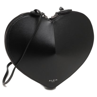 アライアALAIA ショルダーバッグ ル 冷やりとした ハート型型 黒いこと レディース ALAIA AA1P003C0Y75 999 （BLACK）