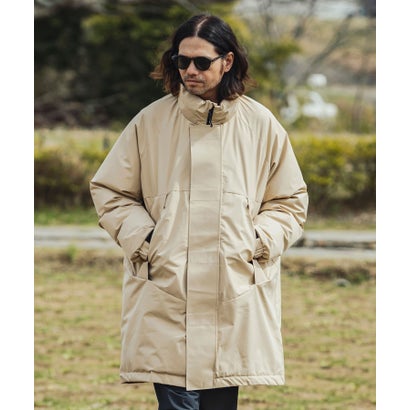 プラスフェニックス +phenix L-7 DOWN COAT ダウンコート ウィンドストッパー / WINDSTOPPER(R) プロダクト by GORE TEX LABS （ベージュ）