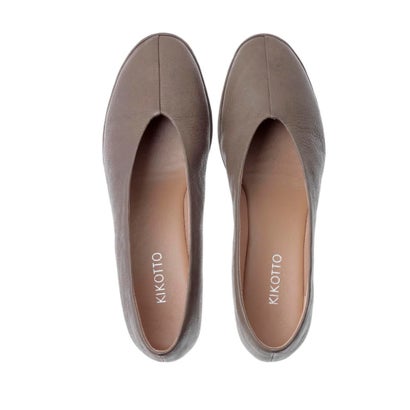 キコット KIKOTTO Egg Toe Wedge （カーキ）｜LOCOMALL（ロコンド公式ストア）