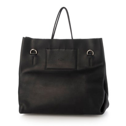 【置き目取りまわし店】家庭内 domestique MEDIUM KRAFT BAG （BLACK \u0026 SILVER）